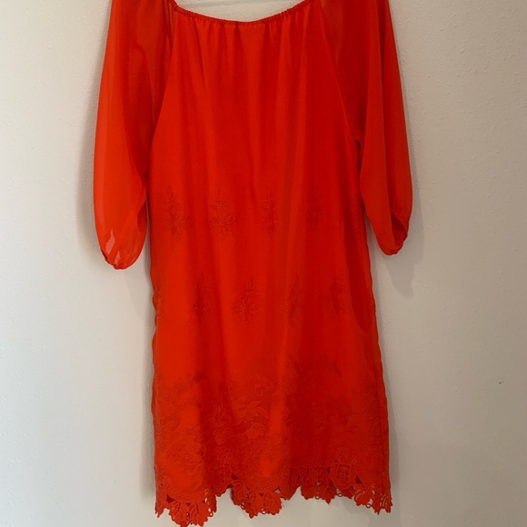 Women’s Eva Mendez Orange‎ Size S. Dress - Picture 11 of 12